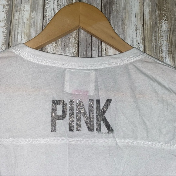 PINK Alabama White Long Sleeve Sequin Tee - Picture 7 of 8